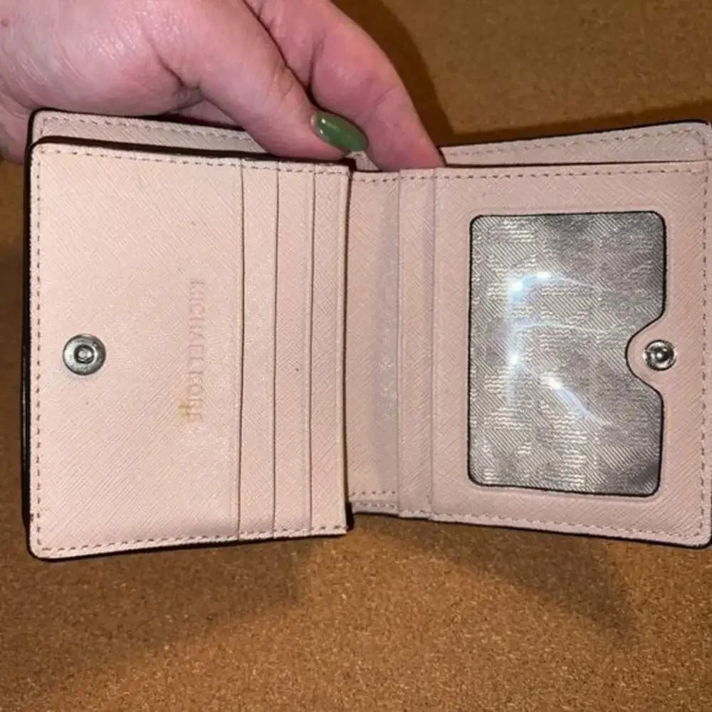 Pink Michael Kohrs Foldable Wallet‎